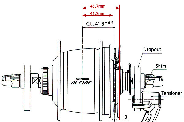 alfine chainline